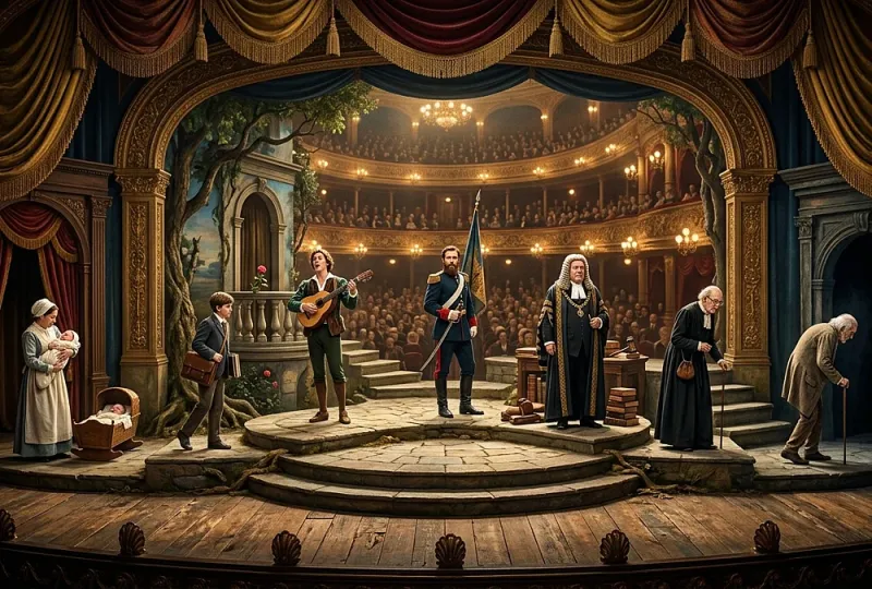 Le monologue 'Le monde entier est un théâtre' de Shakespeare