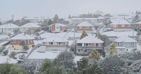 Neige ferme écoles et routes à Dunedin; grésil à Wellington