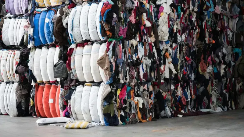 Saisie de plus de 2 000 tonnes de déchets textiles du Maroc