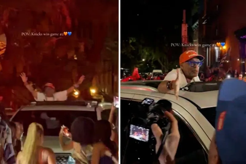 Spike Lee honoré à Brooklyn après l'avance des Knicks en finale NBA
