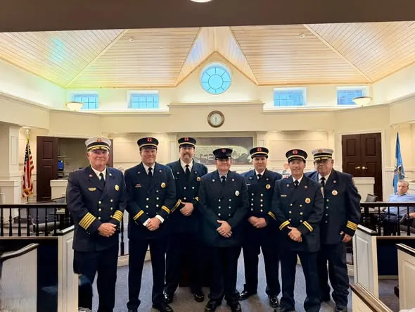 Stone Harbor assermente 4 capitaines de pompiers de carrière