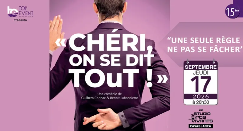 Théâtre : " Chéri, on se dit tout ! " s’invite au Studio des Arts Vivants