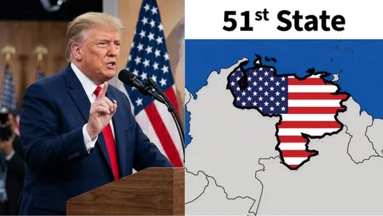 Trump partage une carte suggérant le Venezuela comme 51e État