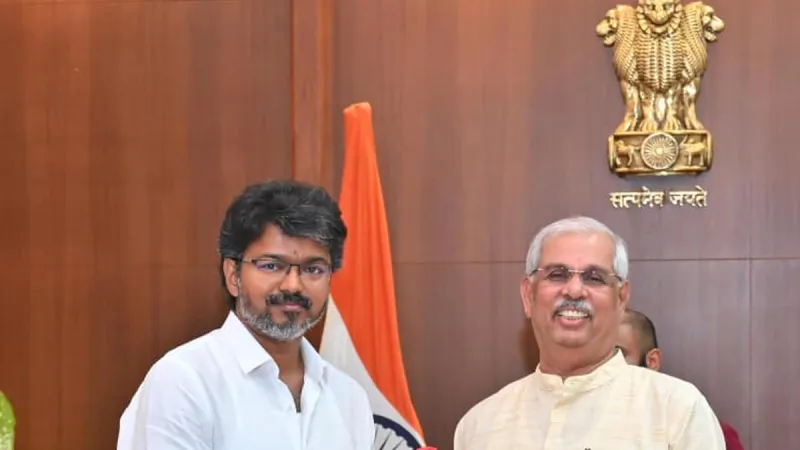 Vijay du TVK investi CM du Tamil Nadu le 10 mai