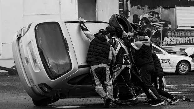 Deux personnes hospitalisées après un retournement de voiture à Abergele