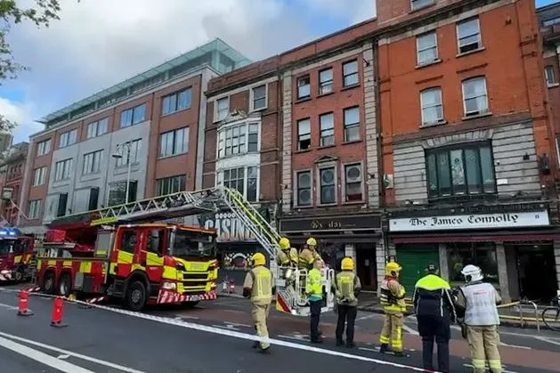 Deux blessés dans un incendie de pub à Dublin