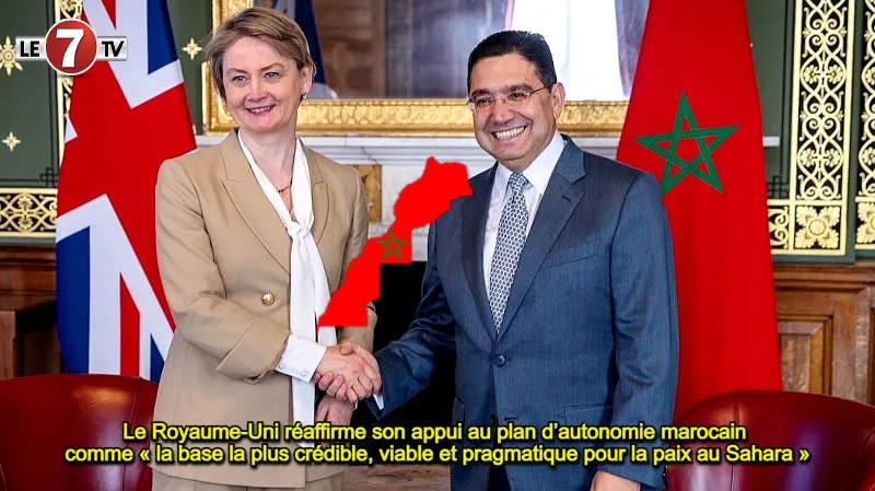 Le Royaume-Uni réaffirme son soutien au plan d'autonomie marocain