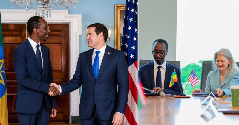 Accord-cadre bilatéral entre les États-Unis et l'Éthiopie