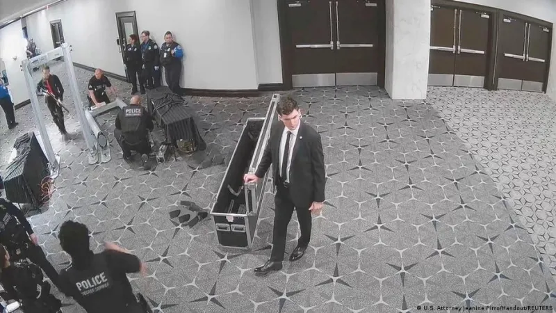 Vidéo montre un suspect au dîner des correspondants de la Maison-Blanche