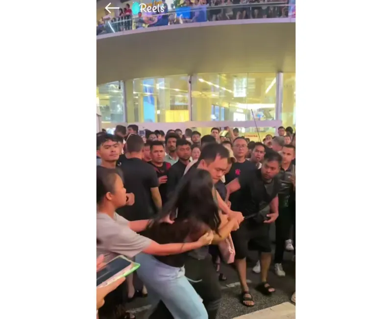 Femme arrêtée pour couteau au festival Rain Rave à KL
